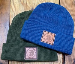 Leather Patch Beanie